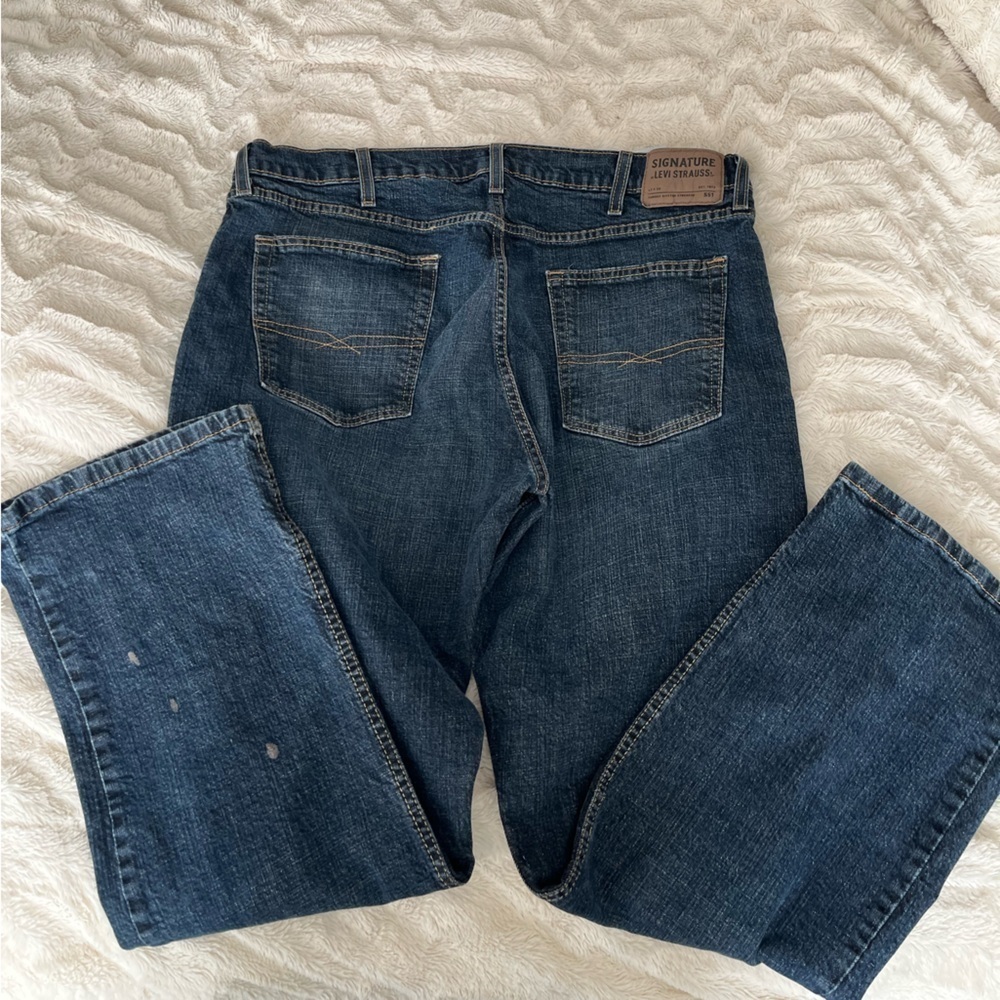 Signature by Levi Strauss Dark Blue Jeans 40x30 - Picture 3 of 7
